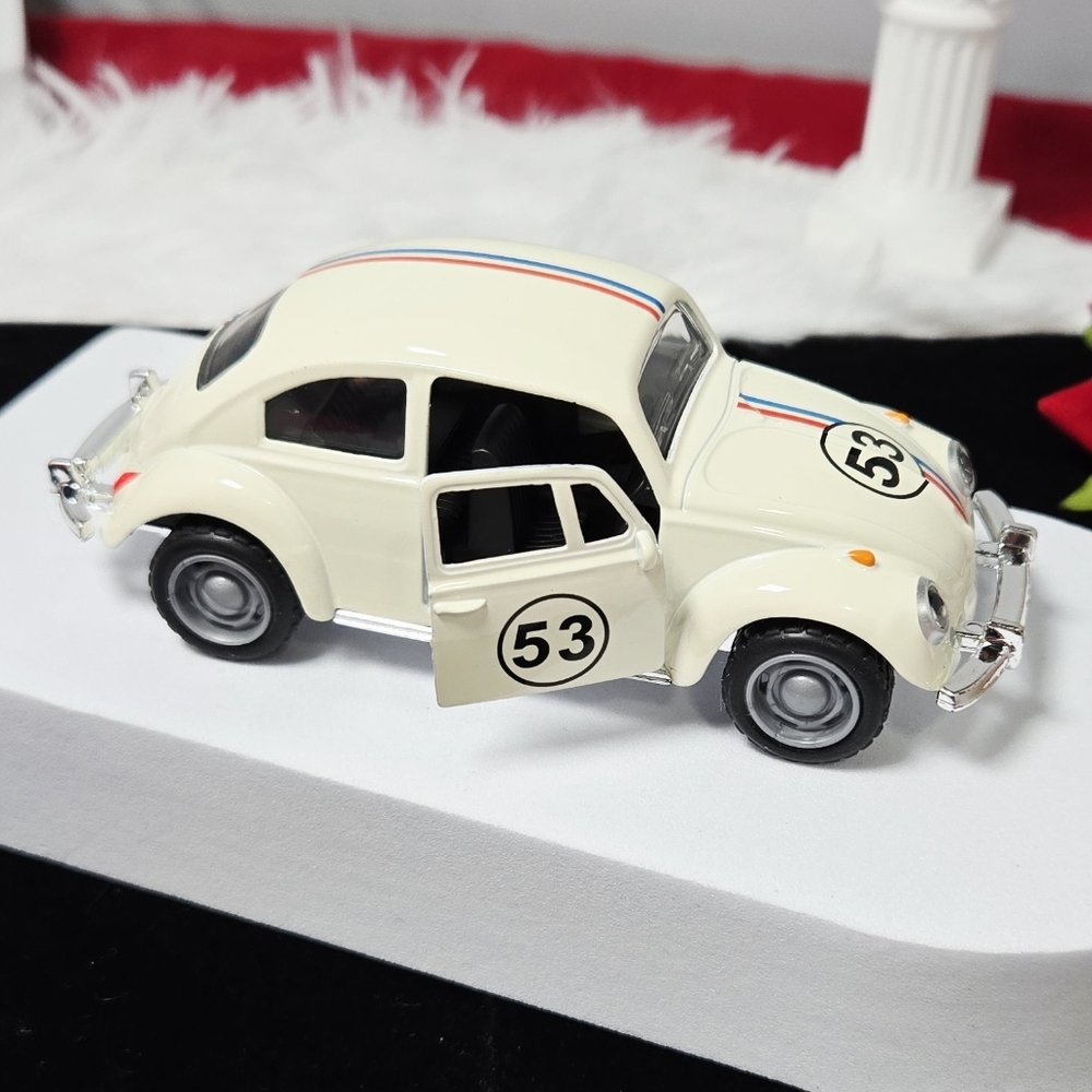 Herbie 53 Love Bug Die Cast Car 1:38 Vintage Volkswagen Model Collector Toy Gift